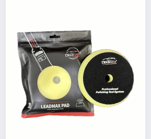 LEADMAX – MEDIUM CUT PAD YELLOW 125mm